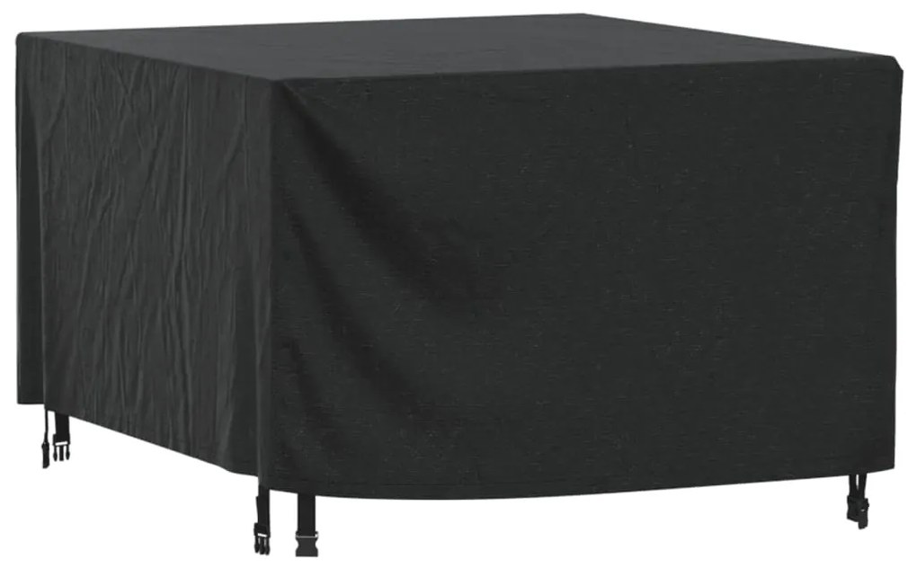 364813 vidaXL Husă mobilier de grădină negru 113x113x73 cm impermeabilă 420D