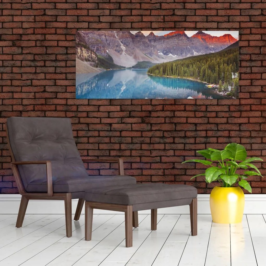 Tablou - Peisaj montan din Canada (120x50 cm)