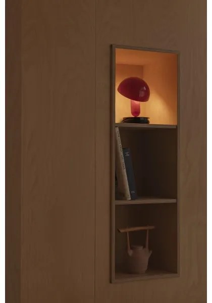 Lampă de masă cu clemă FARO 56103 2 în 1 BELA 1xE27/15W/230V roșu