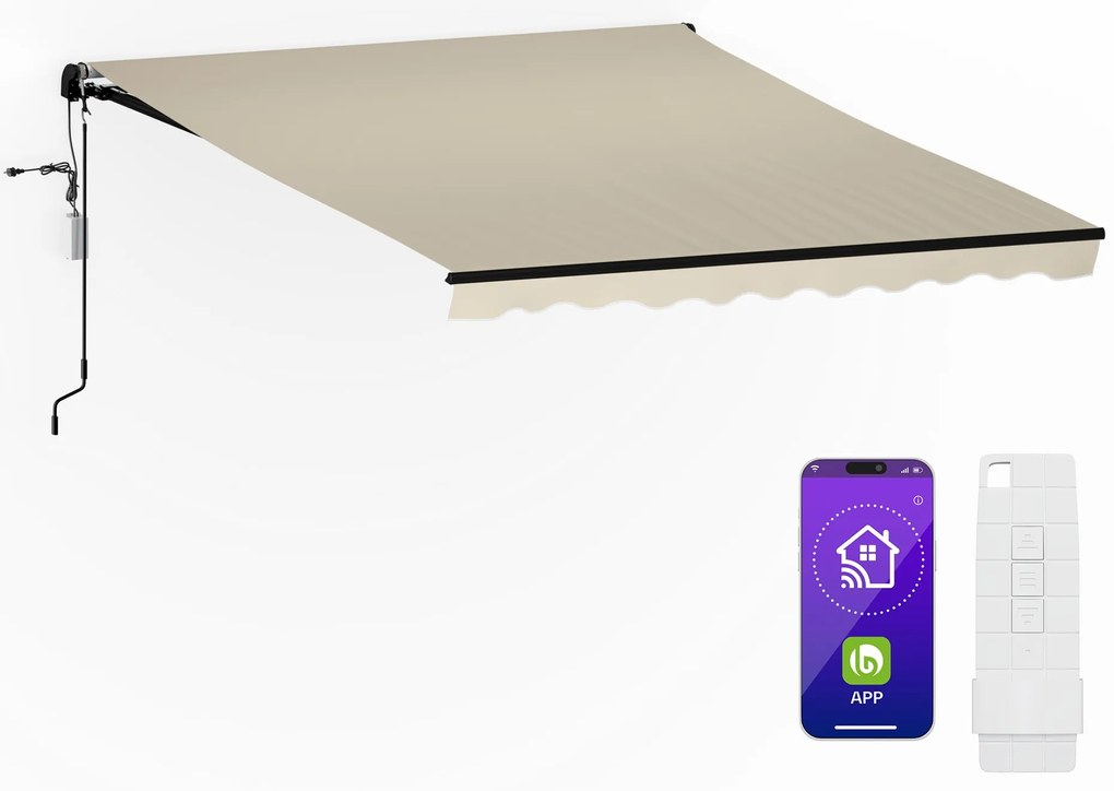 Copertină CloudShade, Control inteligent, Protecție UV, Montaj pe perete