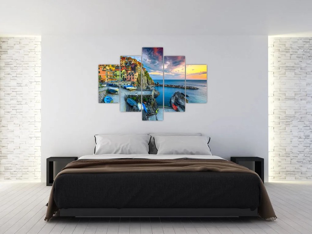 Tablou - Satul mediteranean (150x105 cm)