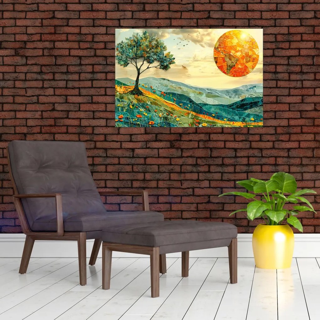 Tablou - Ilustrație peisaj (90x60 cm)