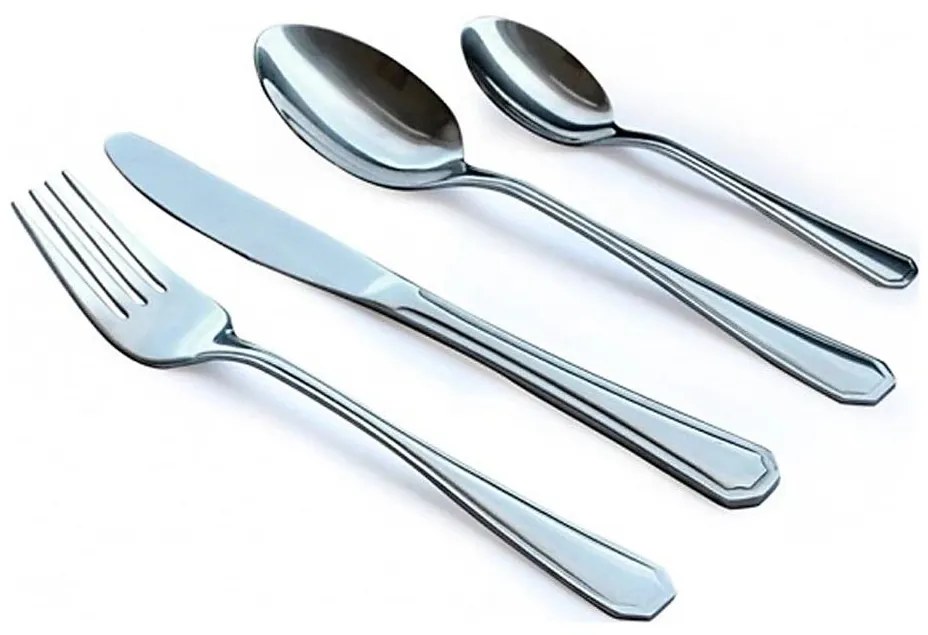 Set tacâmuri NAPOLI, din inox, 24 piese
