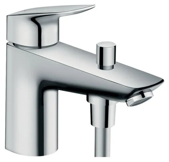 Baterie cada - dus Hansgrohe Logis crom lucios monocomanda