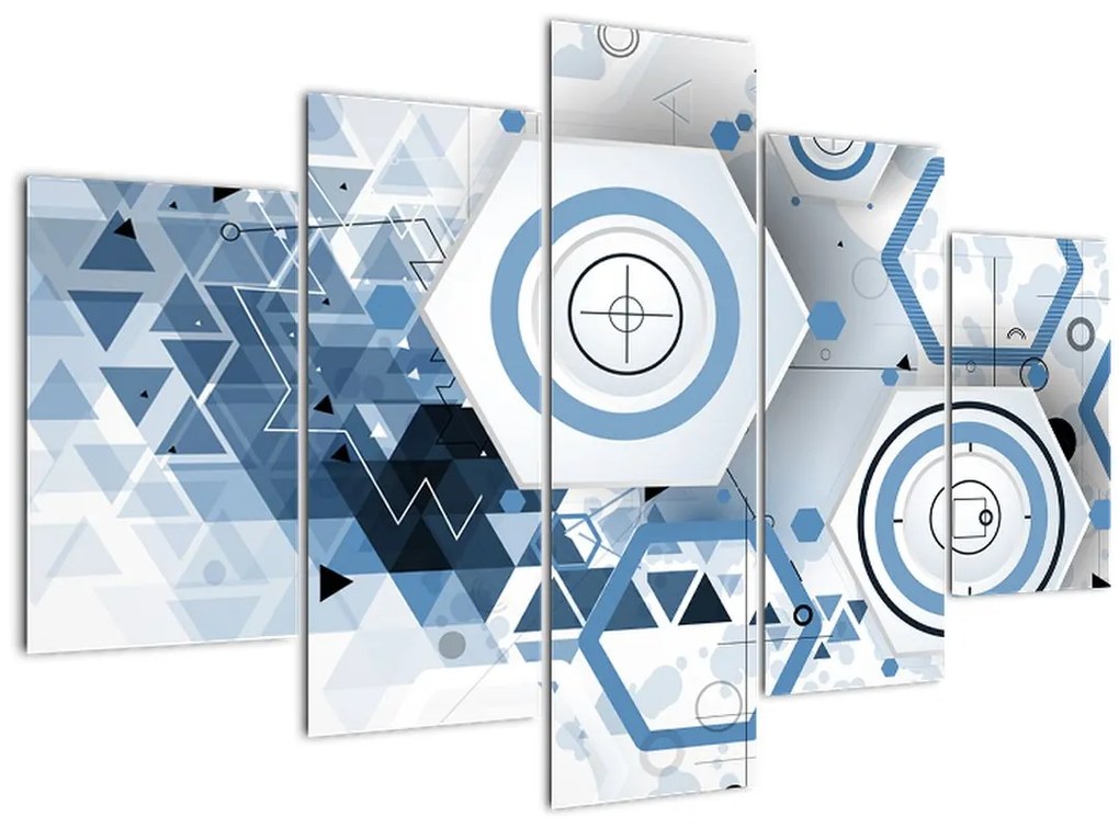 Tablou - Abstract geometric (150x105 cm)