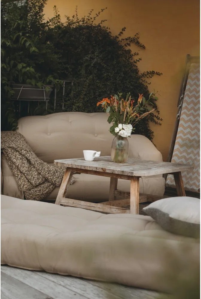 Canapea extensibilă adecvată pentru exterior Karup Design Design OUT™ Hippo Beige, bej