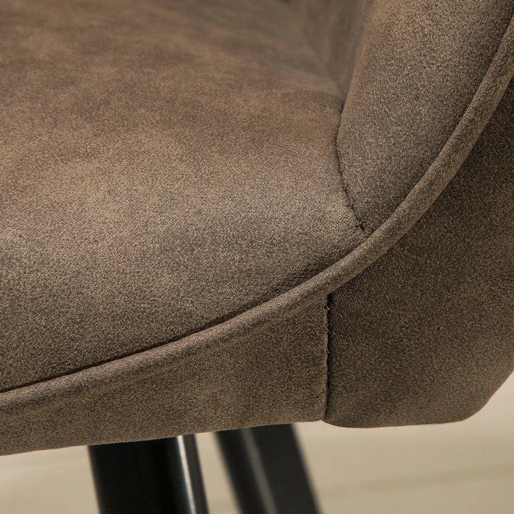 Set de 2 scaune Palermo, taupe A-39343 VC