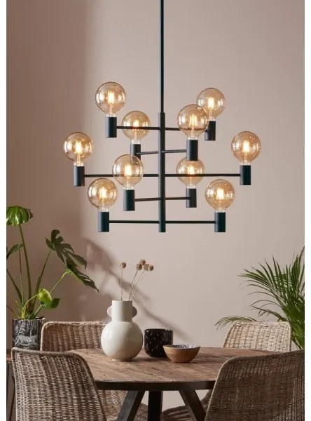 Markslöjd 107187 - Lustră pe tijă PARIS 10xE27/60W/230V