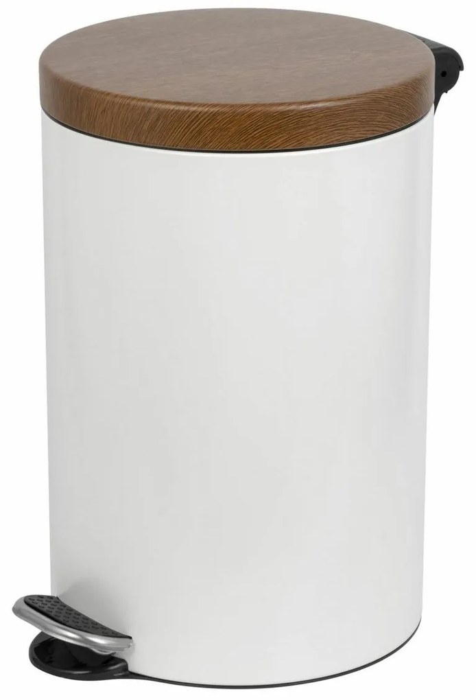 Alda Coș de gunoi cu pedală Sherwood Freedom Fresh12 l, alb, 12 l