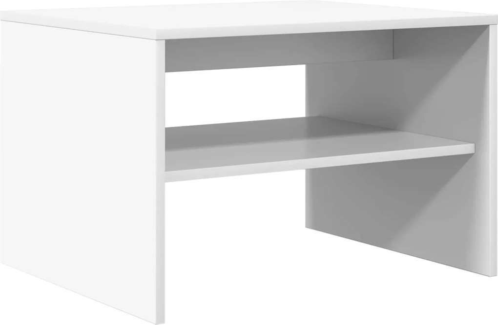 vidaXL Masă de cafea Alb 60 x 50 x 40 cm Lemn compozit