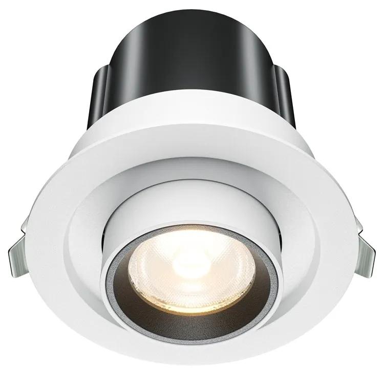 Spot LED incastrabil rotativ retractabil Hidden alb