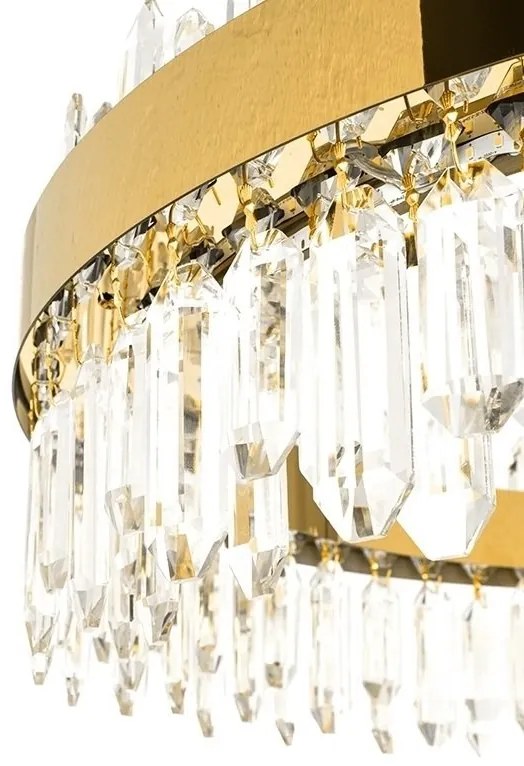 Lustra LED suspendata design modern Glamor 100 auriu