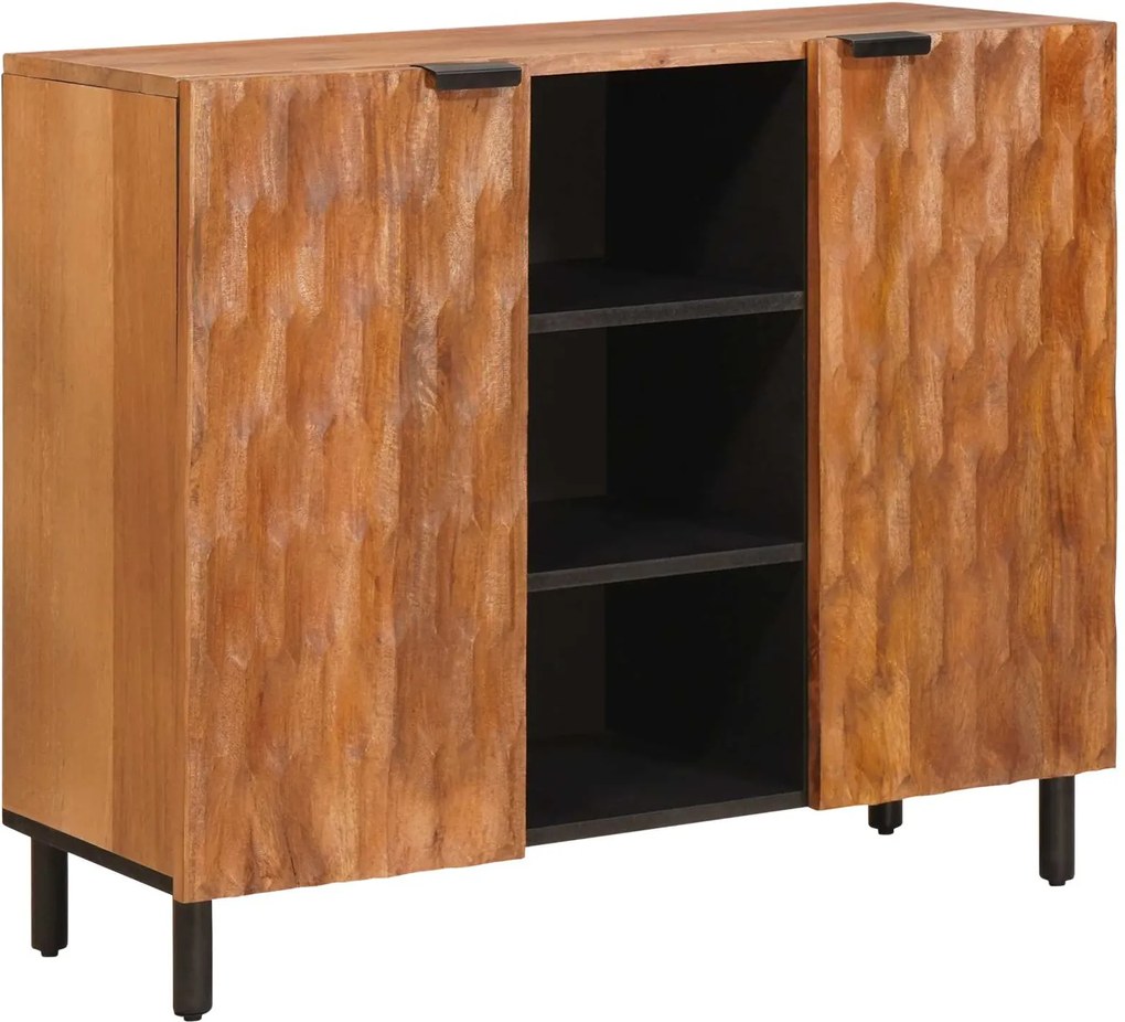 vidaXL Bufet Finisaj Acacia Maro 90 x 33 x 75 cm Lemn de mango solid