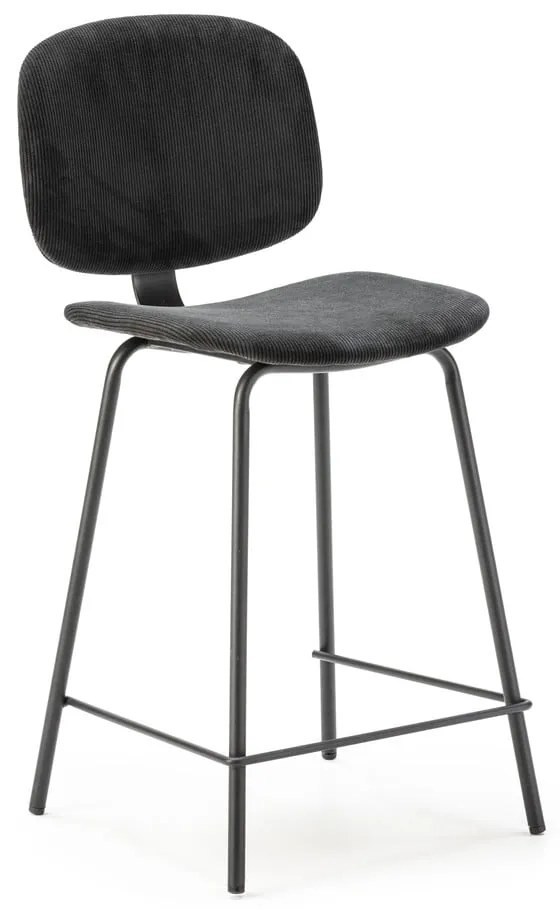 Scaune de bar negre 2 buc. (înălțime șezut 66 cm) Arus – Marckeric