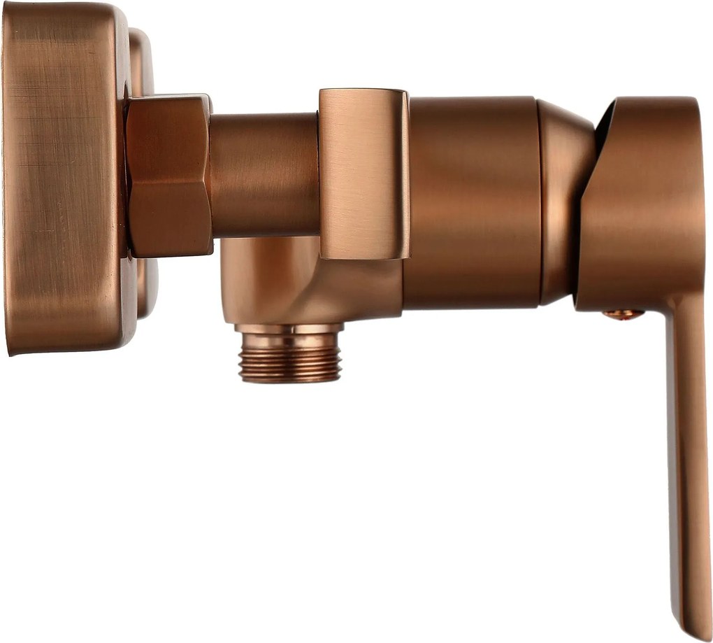 Baterie de duș REA ARGUS Brush Copper