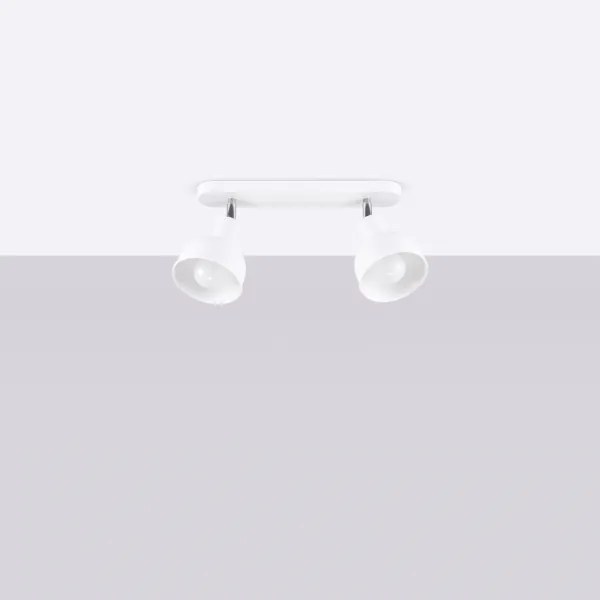 Spot Sollux SL.1314 ELBA 2xE27/15W/230V alb