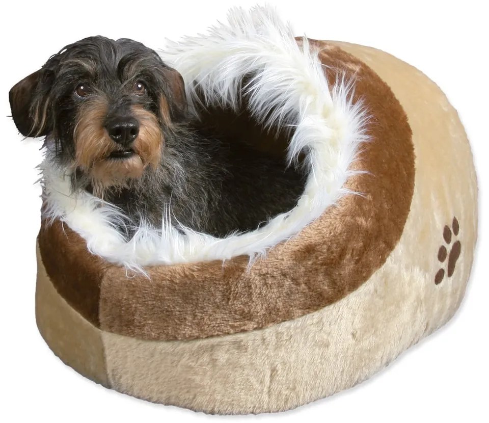Culcuș pentru animale, bej, pentru pisici, din pluș 35x26 cm Trixie Minou – Plaček Pet Products