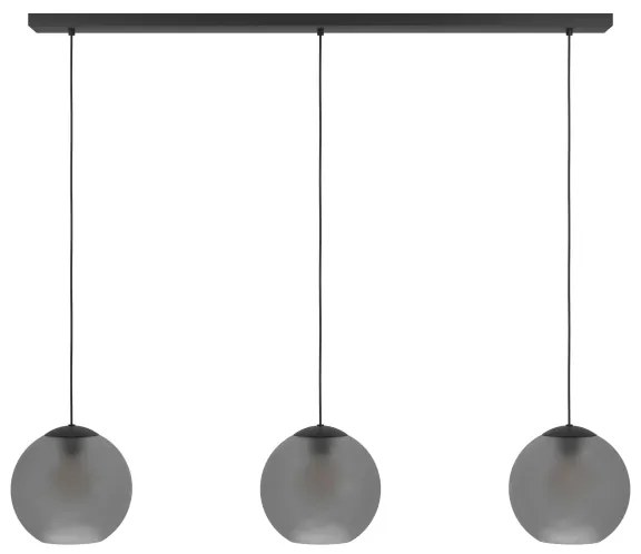 Lustră pe cablu Eglo 390214 ARANGONA 3xE27/40W/230V gri