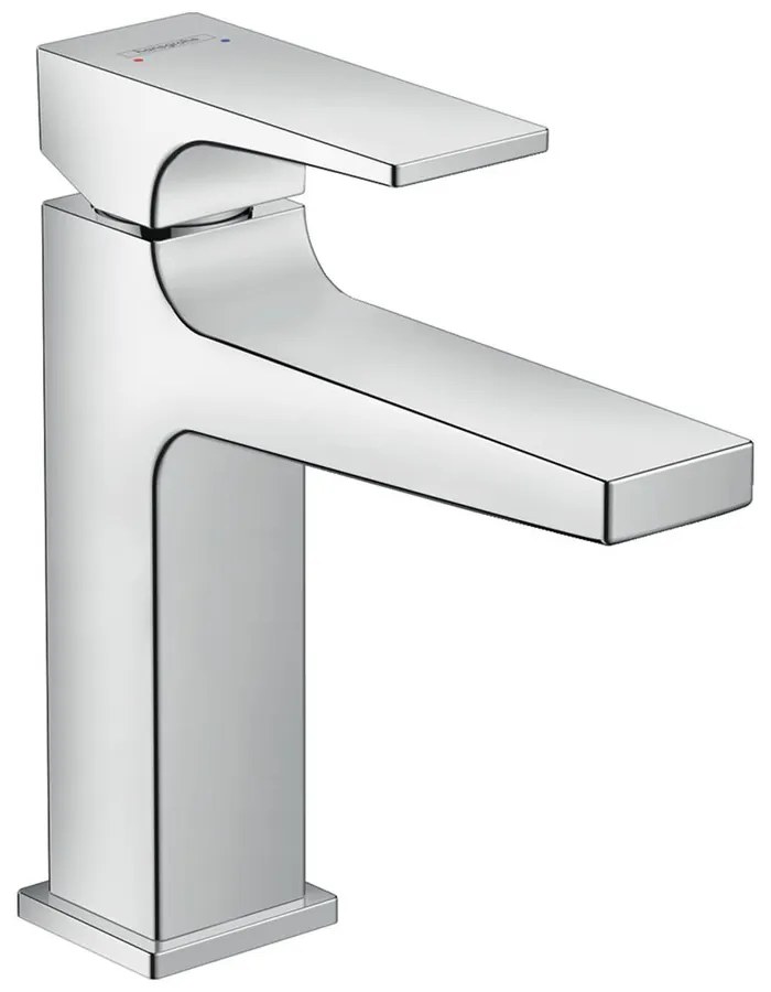 Baterie lavoar Hansgrohe Metropol 100 cu ventil Push-Open crom