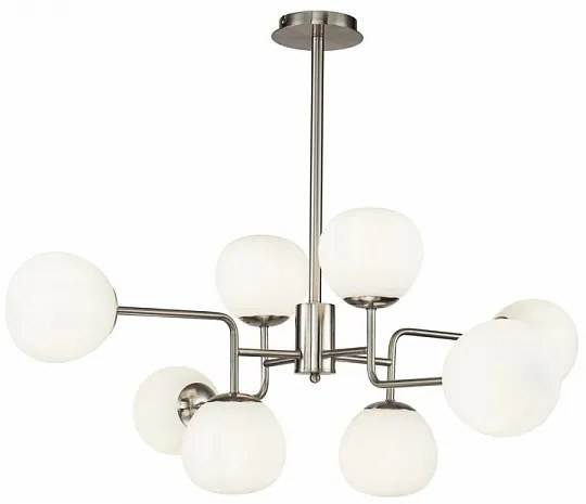 Candelabru design deosebit Erich nickel, 8L MYMOD221-PL-08-N