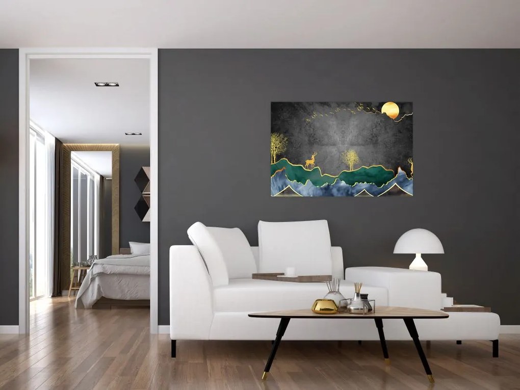 Tablou - Munții (90x60 cm)