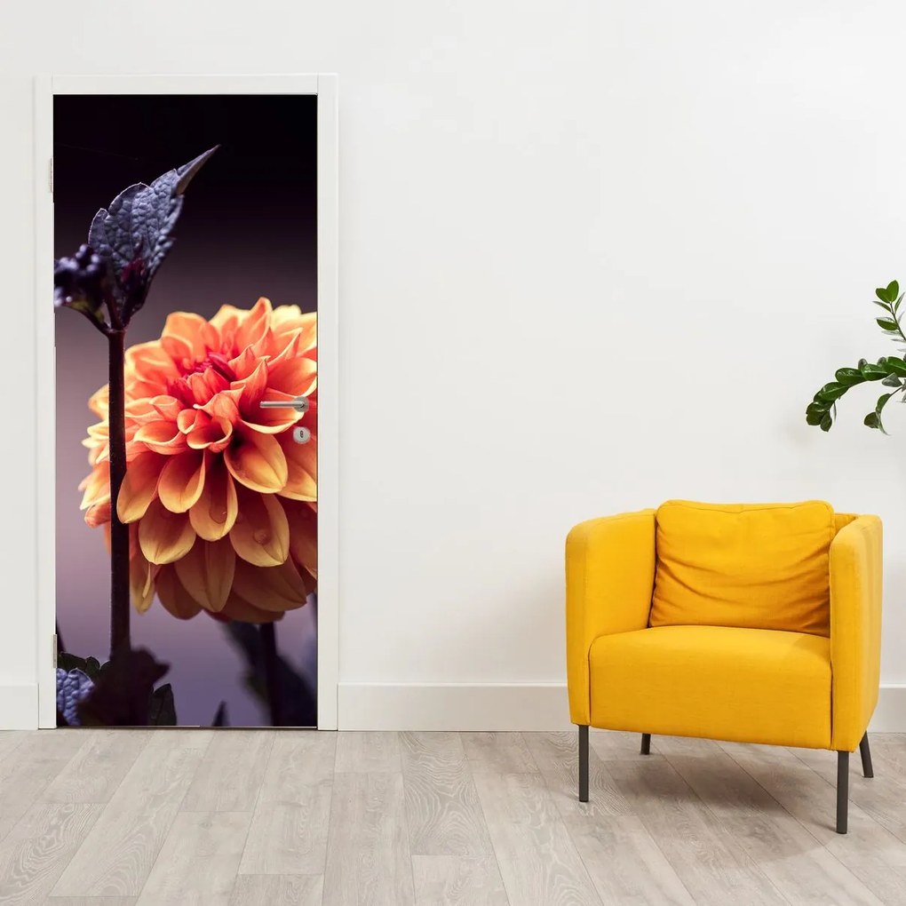 Fototapet pentru ușă - Floricică (95x205cm)
