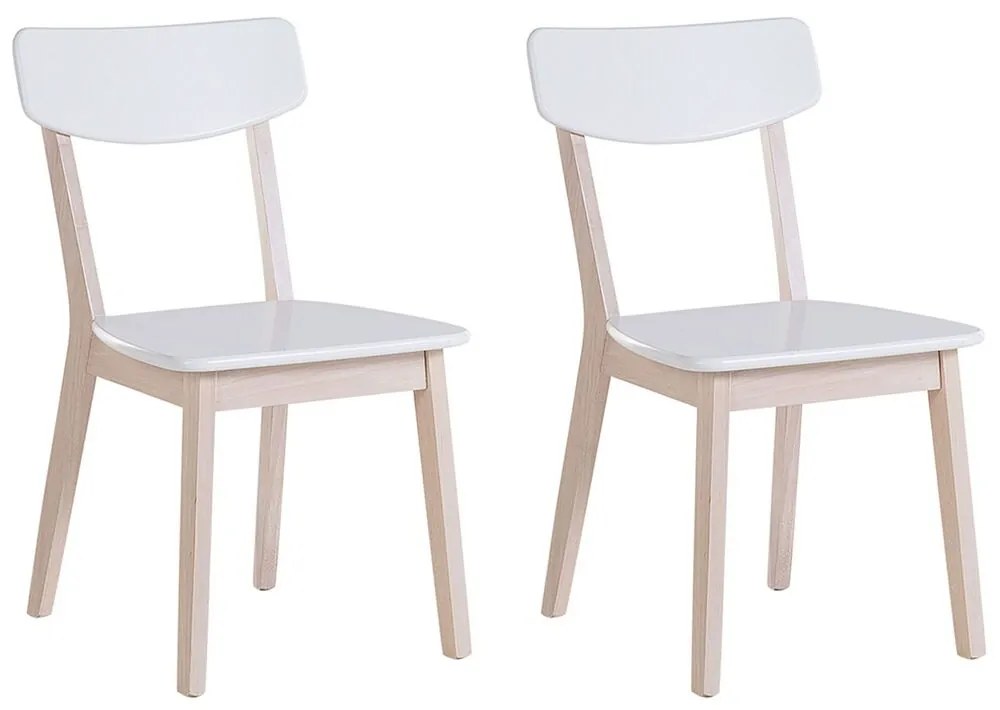 Set 2 buc. scaune sufragerie Salmos (alb). 1035610