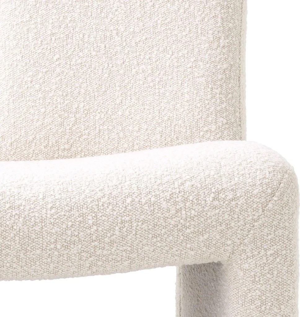 Fotoliu deosebit design LUX Macintosh Bouclé cream