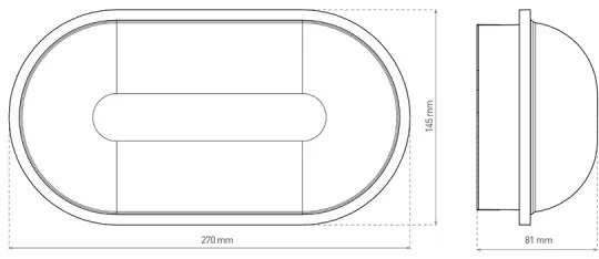 LED Plafonieră LED/20W/230V IP65
