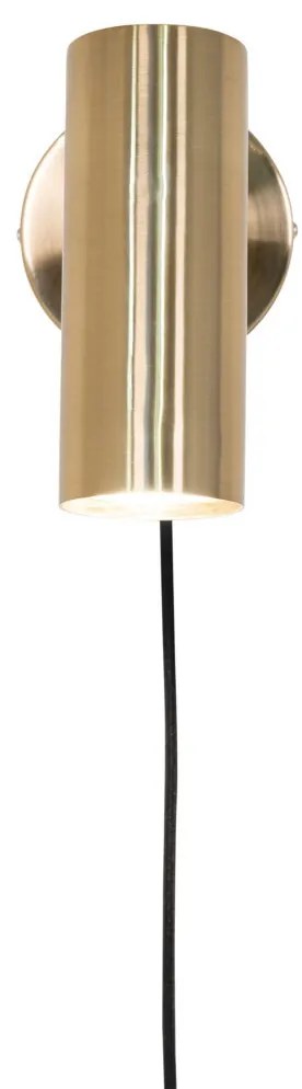 Lampă de perete Paris, cupru, cablu împletit de 190 cm