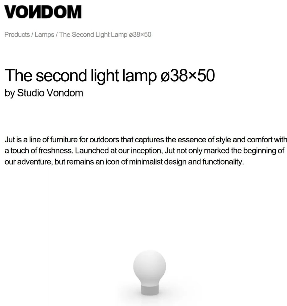 CORP DE ILUMINAT LED DECORATIV THE SECOND LIGHT 38cm