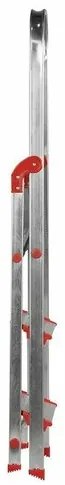 Scară din aluminiu pentru uz profesional Rolser Norma 220, 3 trepte