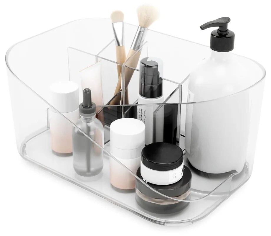 Organizator de baie transparent Glam – Umbra