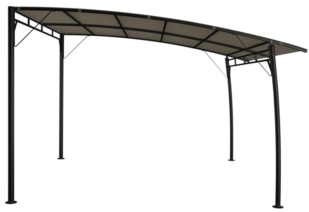 Copertina pavilion de gradina, gri taupe, 3 x 3 x 2,55 m Gri taupe, 3 x 3 x 2.55 m