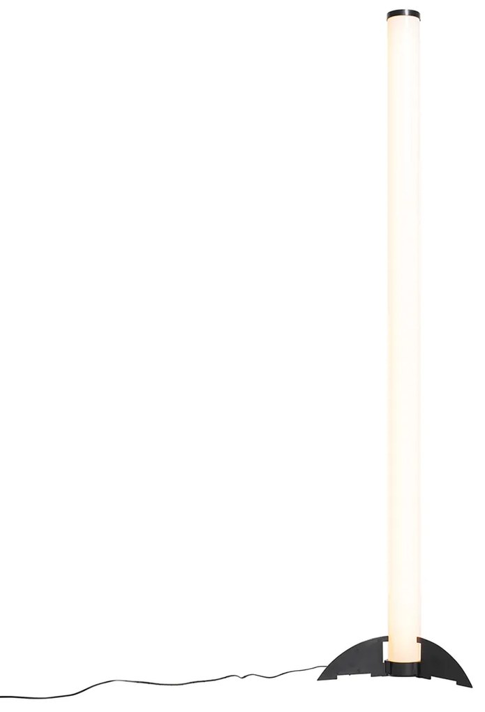 Lampă de podea neagră reglabilă în Kelvin cu telecomandă - Bomba