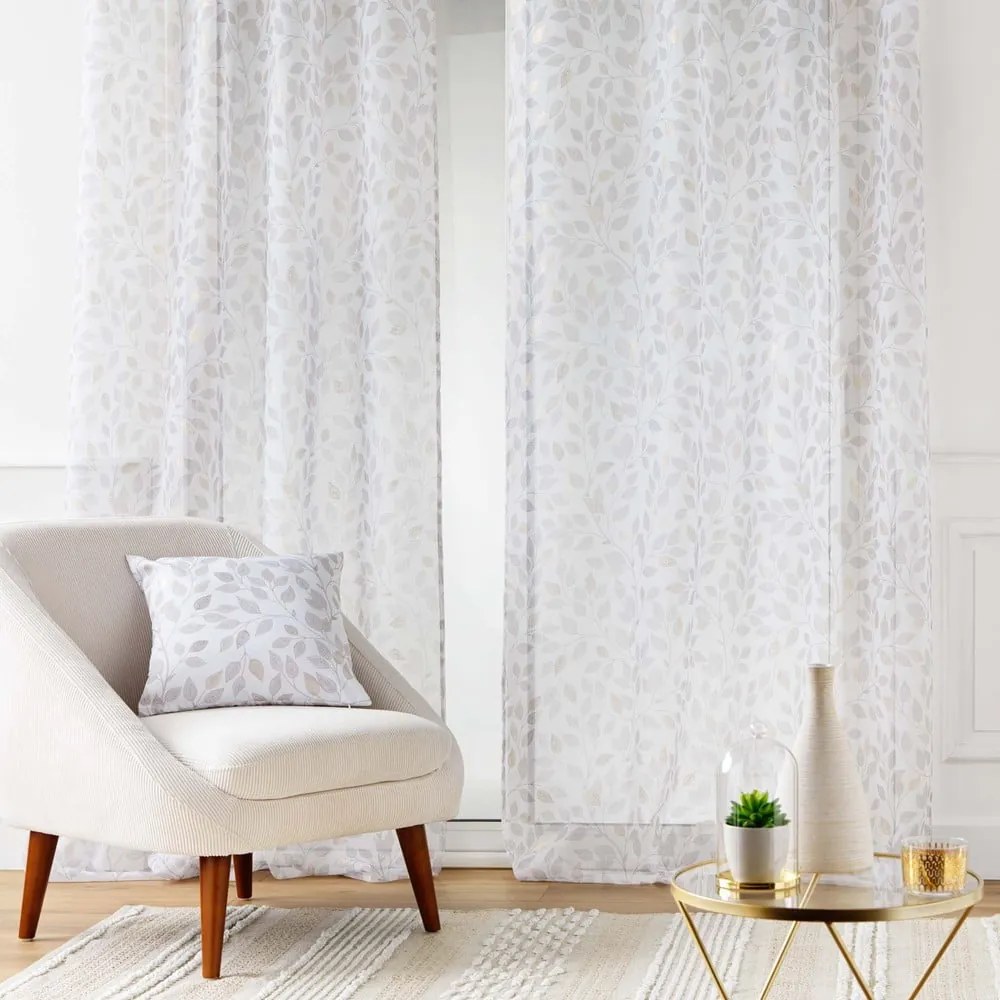 Perdea albă din voal 140x280 cm Duchesse – douceur d'intérieur