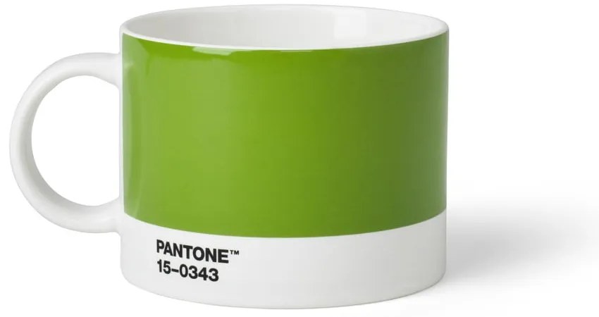 Cană verde din ceramică 475 ml Green 15-0343 – Pantone
