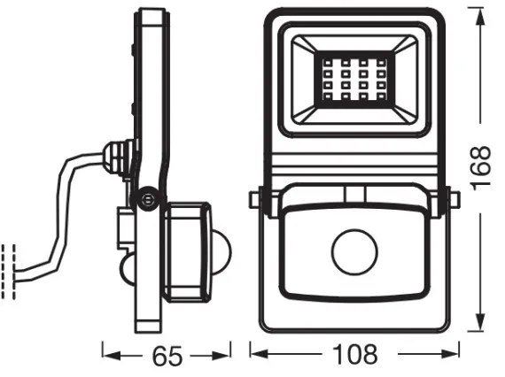 Osram - Proiector LED cu senzor ENDURA LED/10W/230V 4000K IP44
