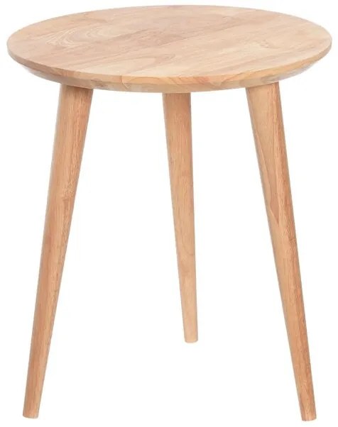 Masă laterală Mora, lemn, maro, 46 x 40 x 40 cm