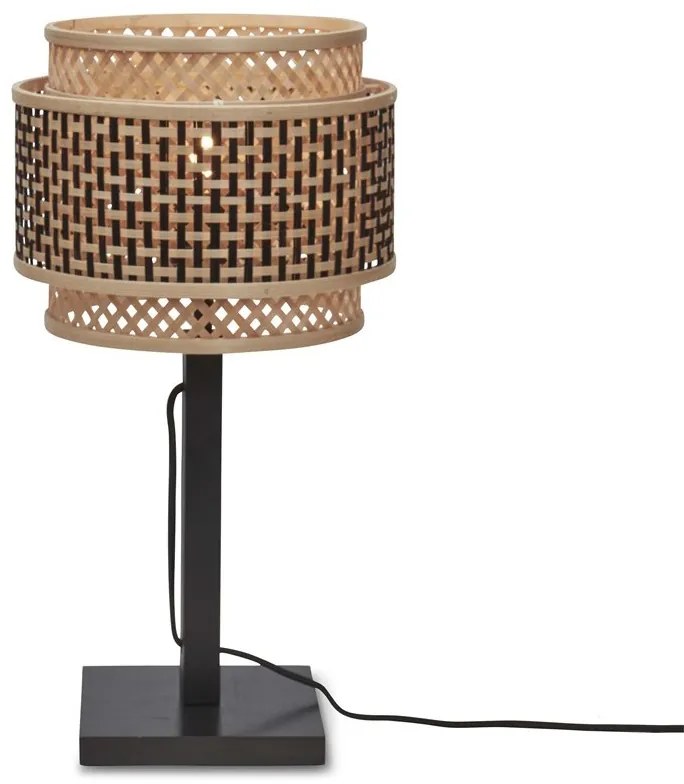 Veioza / Lampa eco din bambus Bhutan bl/round 2520 bl/nat