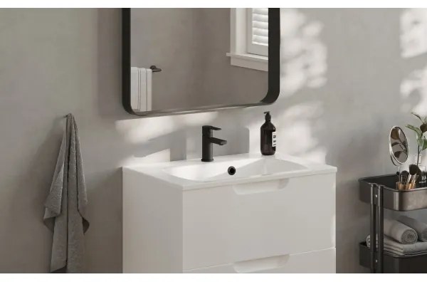 Baterie lavoar Ravak SOLAR X070488, 13,5 cm, neagră