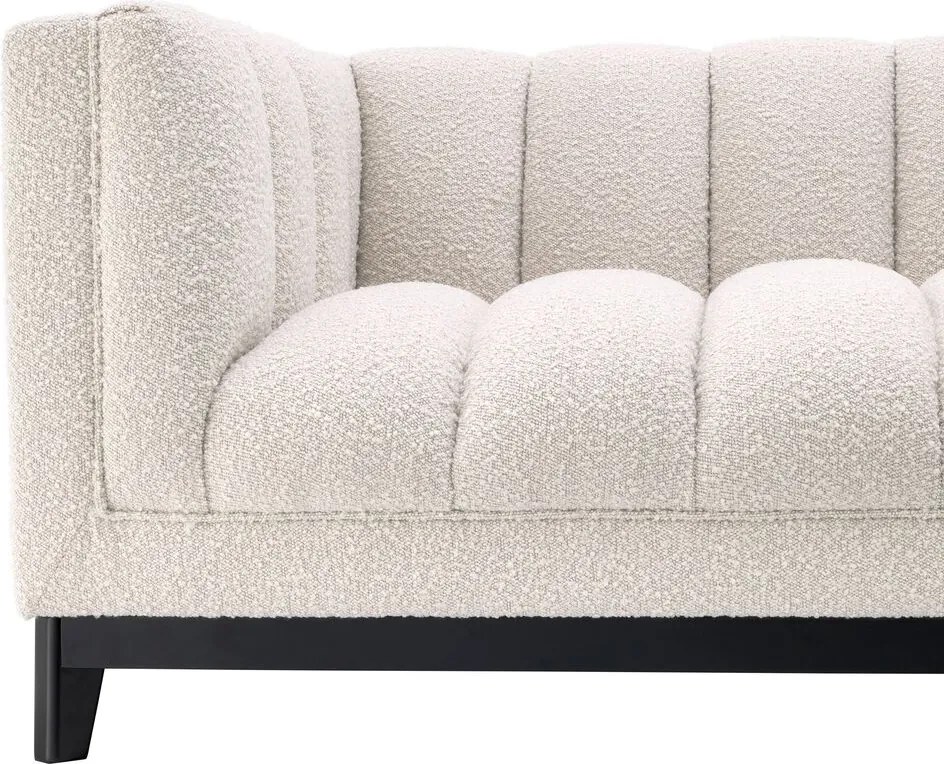 Canapea design elegant LUX Ditmar, boucle crem 115101 HZ