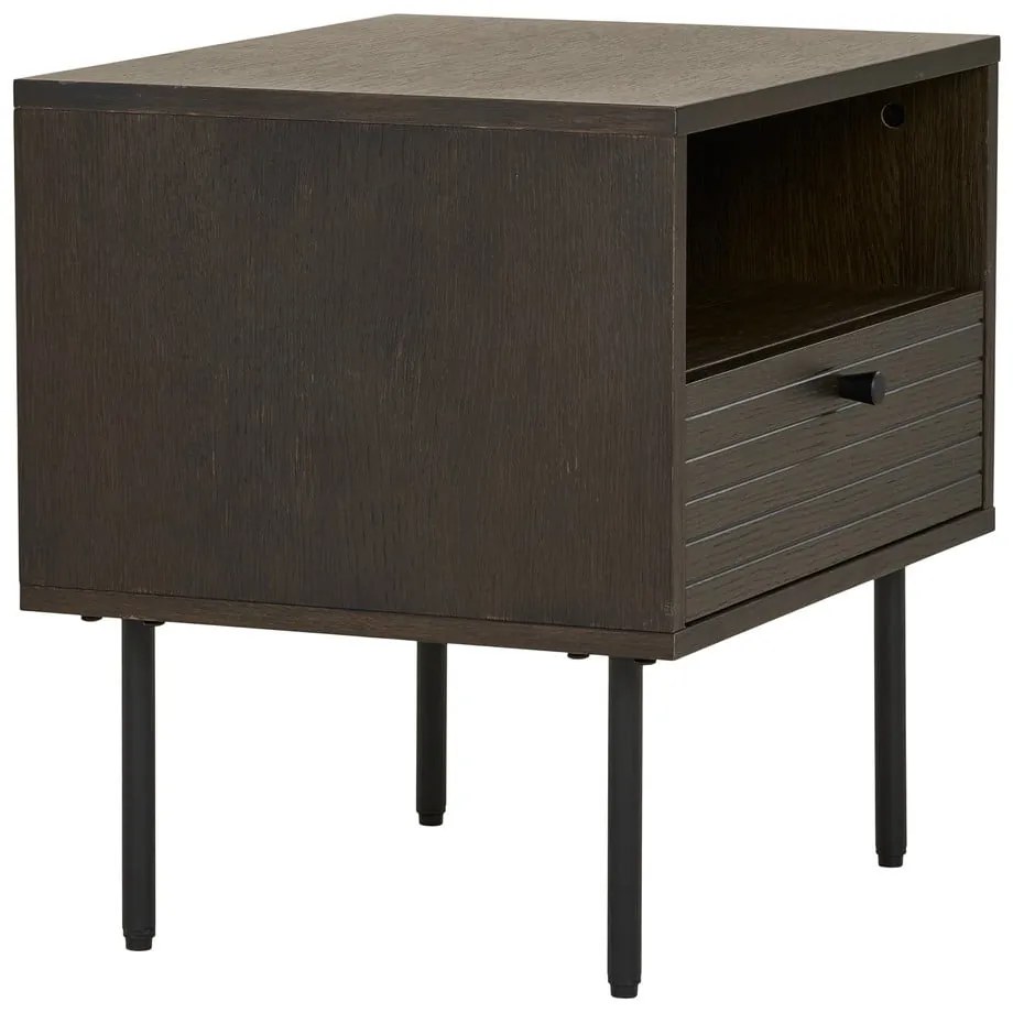 Măsuță auxiliară cu aspect de lemn de stejar Kyoto – House Nordic