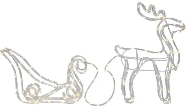 Decorațiune LED de Crăciun de exterior TUBY DEER 158xLED/0,06W/5/230V IP44 Eglo 411447