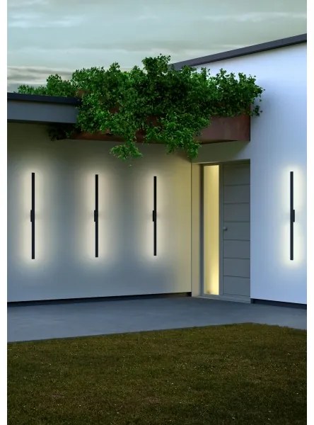 Aplică LED de exterior Redo 90625 REFLEXA LED/24W/230V 3000K IP54 negru