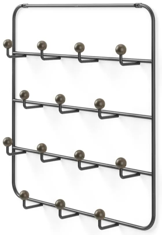 Cuier de ușă negru/în culoare naturală din metal 36 cm Estique – Umbra