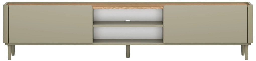 Comodă TV Elivo 220 cm pe picioare - eucalipt / stejar baltic dune