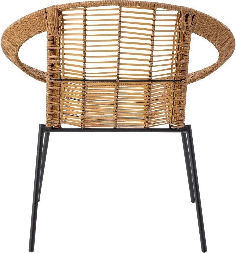 Set mobilier de grădină în culoare naturală din ratan artificial pentru 2 persoane Dudine – Bloomingville