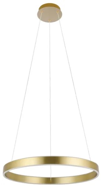 Eglo 33484 - Pendul suspendat ALCAZABA LED, 2 x 18W, 230V, 3000K, Ø55 cm, auriu