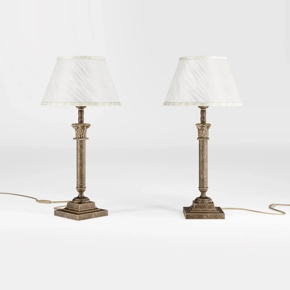 Veioza, Lampa de masa stil italian din alama Classic